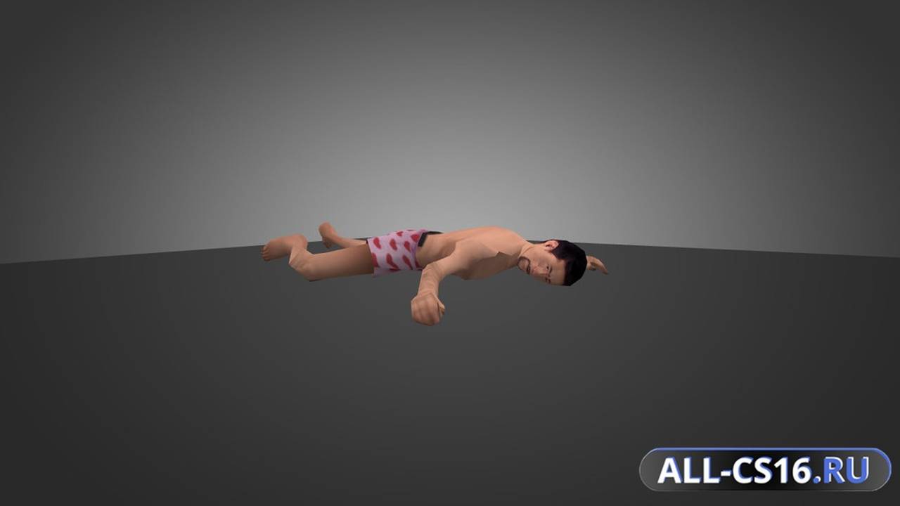 Модель для CS 1.6 - GTA SA Sleeping Stripped Valet Crew