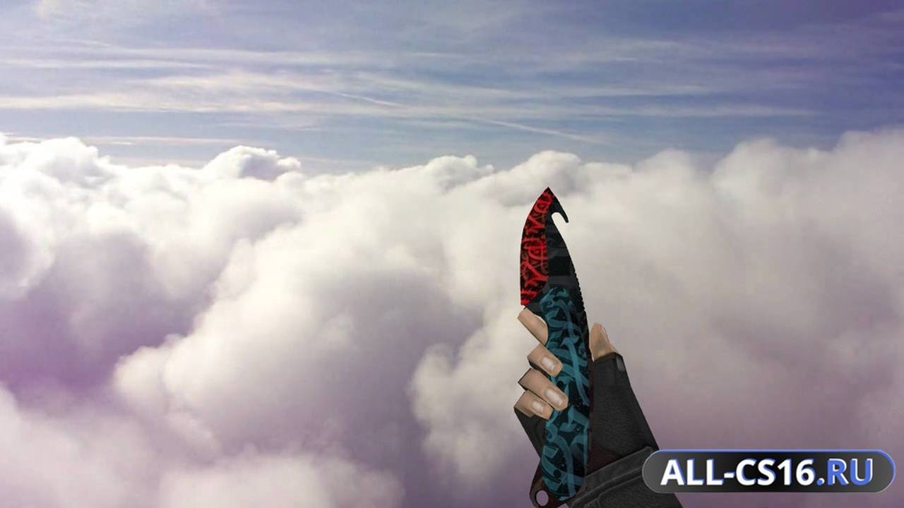 Модель оружия для CS 1.6 - Gut Knife Calligraffiti