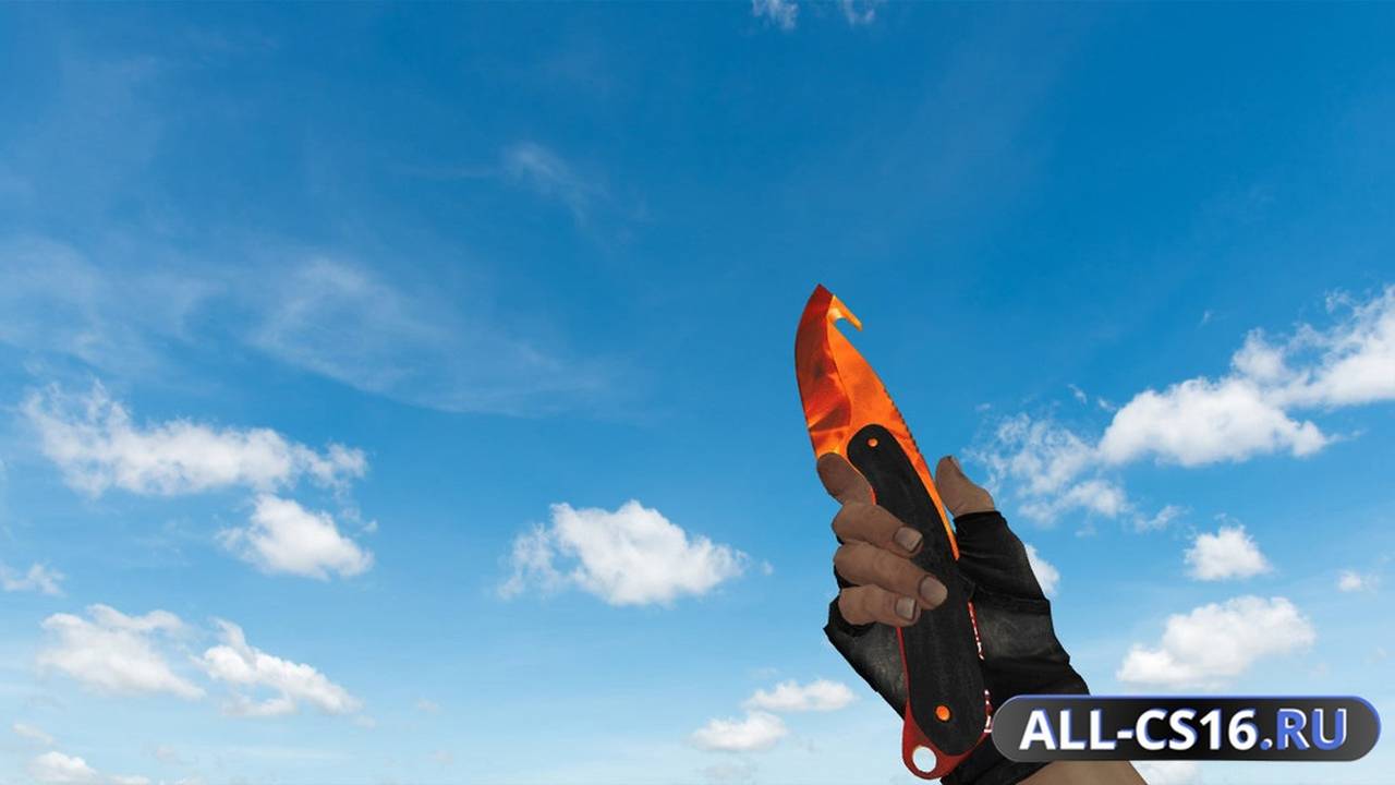 Модель оружия для CS 1.6 - Gut Knife Fire