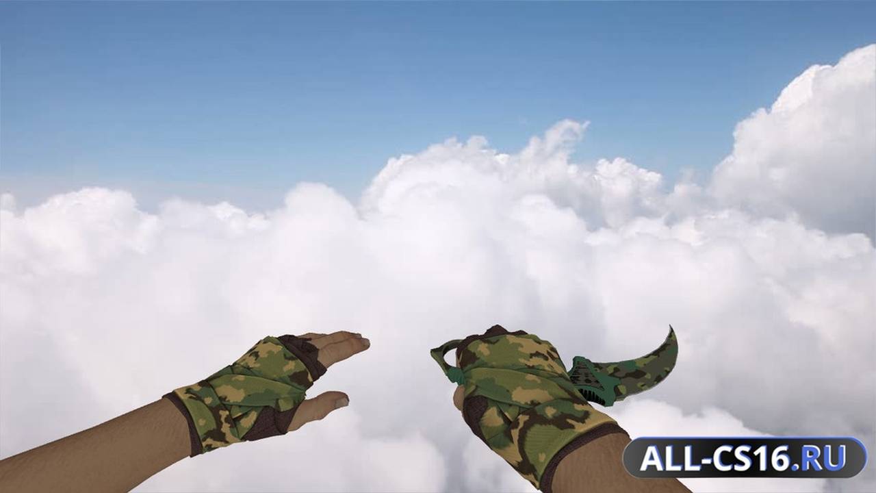 Модель оружия для CS 1.6 - USP Hand Wraps Arboreal USP-Knife