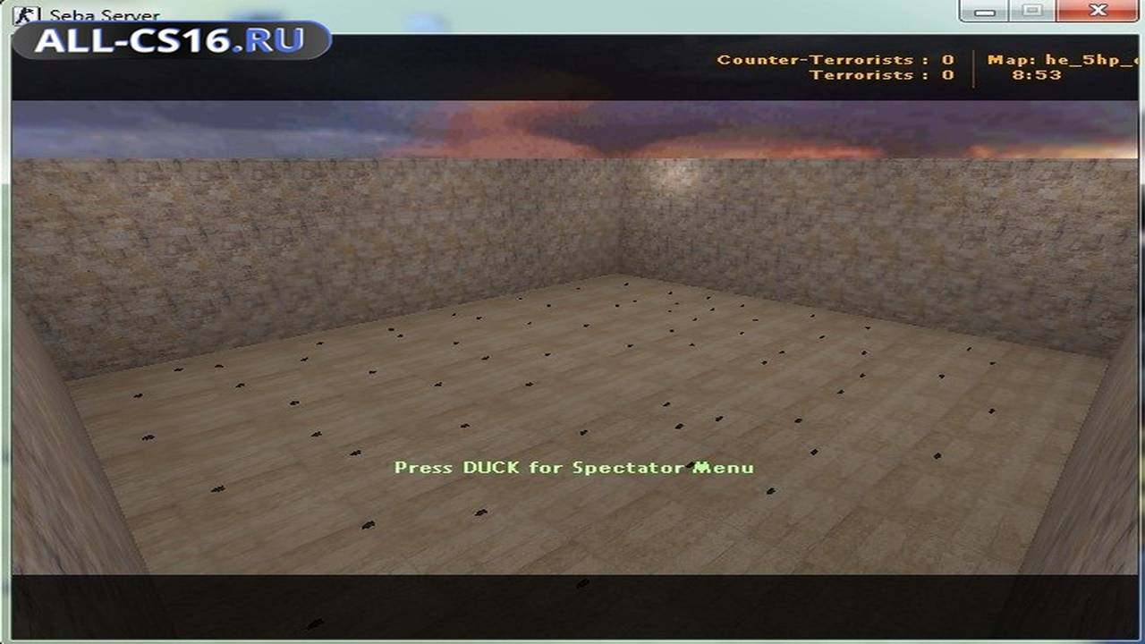 Карта «he_5hp_dust_free» для CS 1.6 для CS 1.6
