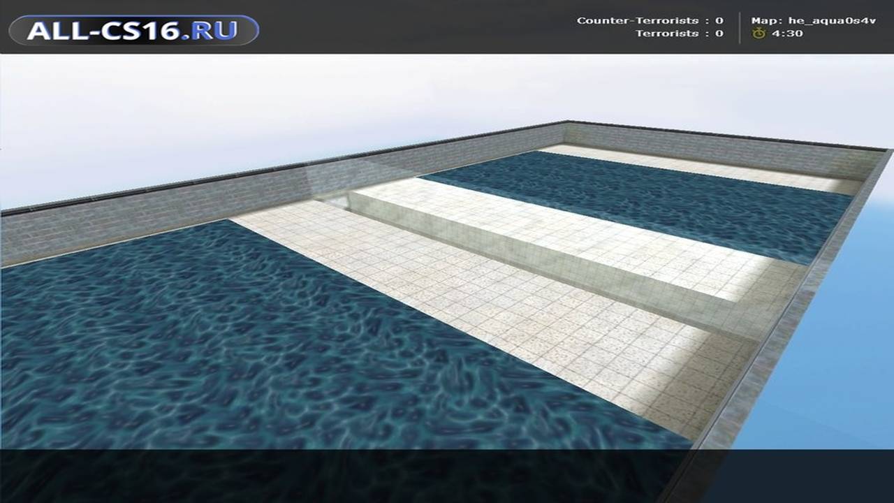 Карта «he_aqua0s4v» для CS 1.6 для CS 1.6