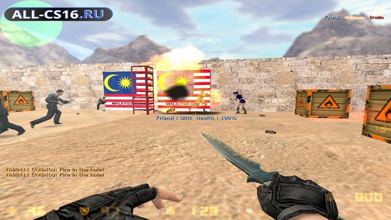 Карта «he_grenadeking_dust» для CS 1.6 для CS 1.6