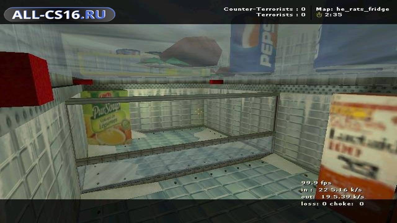 Карта «he_rats_fridge» для CS 1.6 для CS 1.6