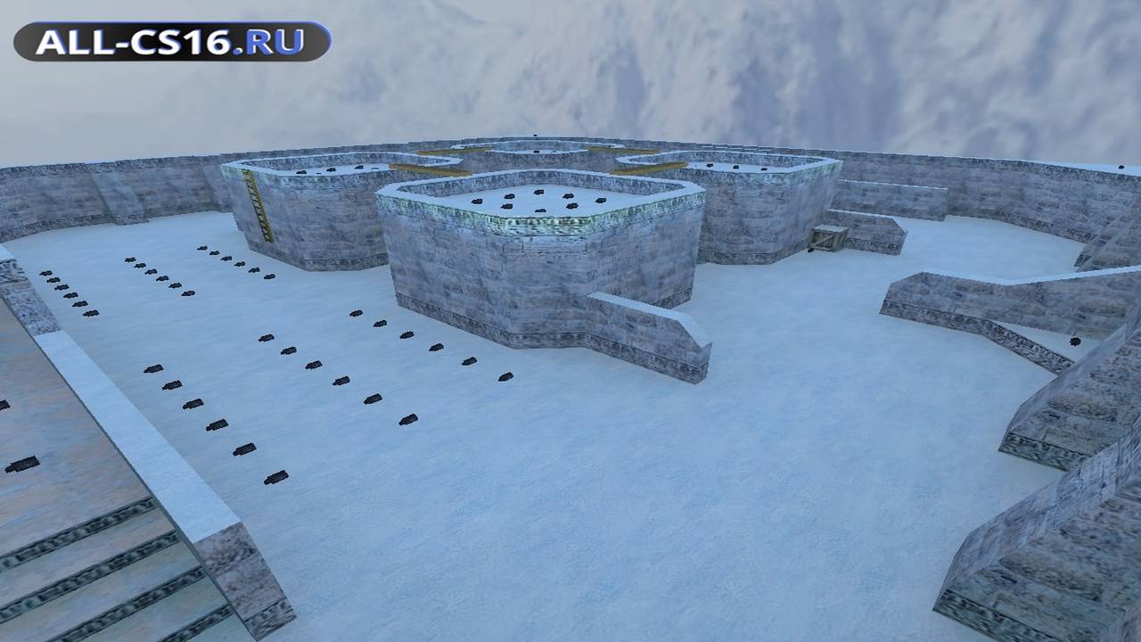 Карта «he_snow» для CS 1.6 для CS 1.6