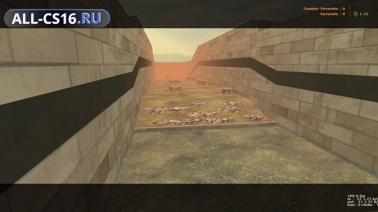 Карта «hfr_blur» для CS 1.6 для CS 1.6