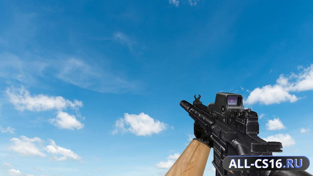 Модель оружия для CS 1.6 - M4A1 HK-417 EOTECH