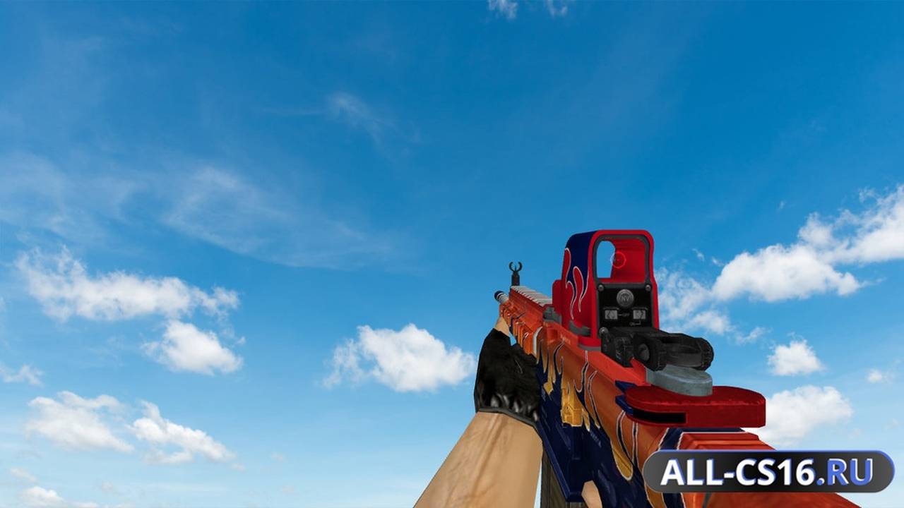 Модель оружия для CS 1.6 - Galil HK417 Jabberwockey