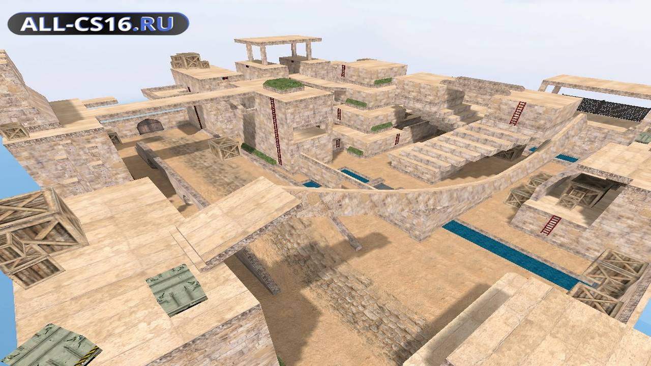 Карта «hns_dust2» для CS 1.6 для CS 1.6