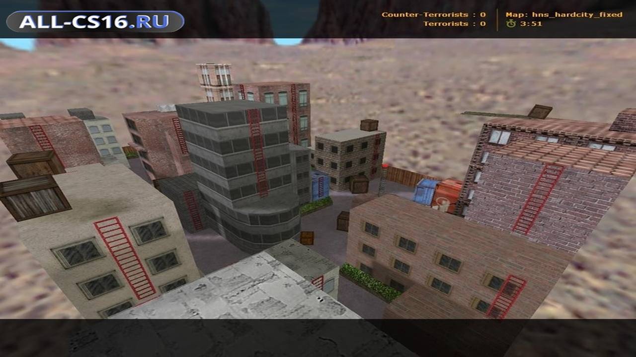 Карта «hns_hardcity_fixed» для CS 1.6 для CS 1.6