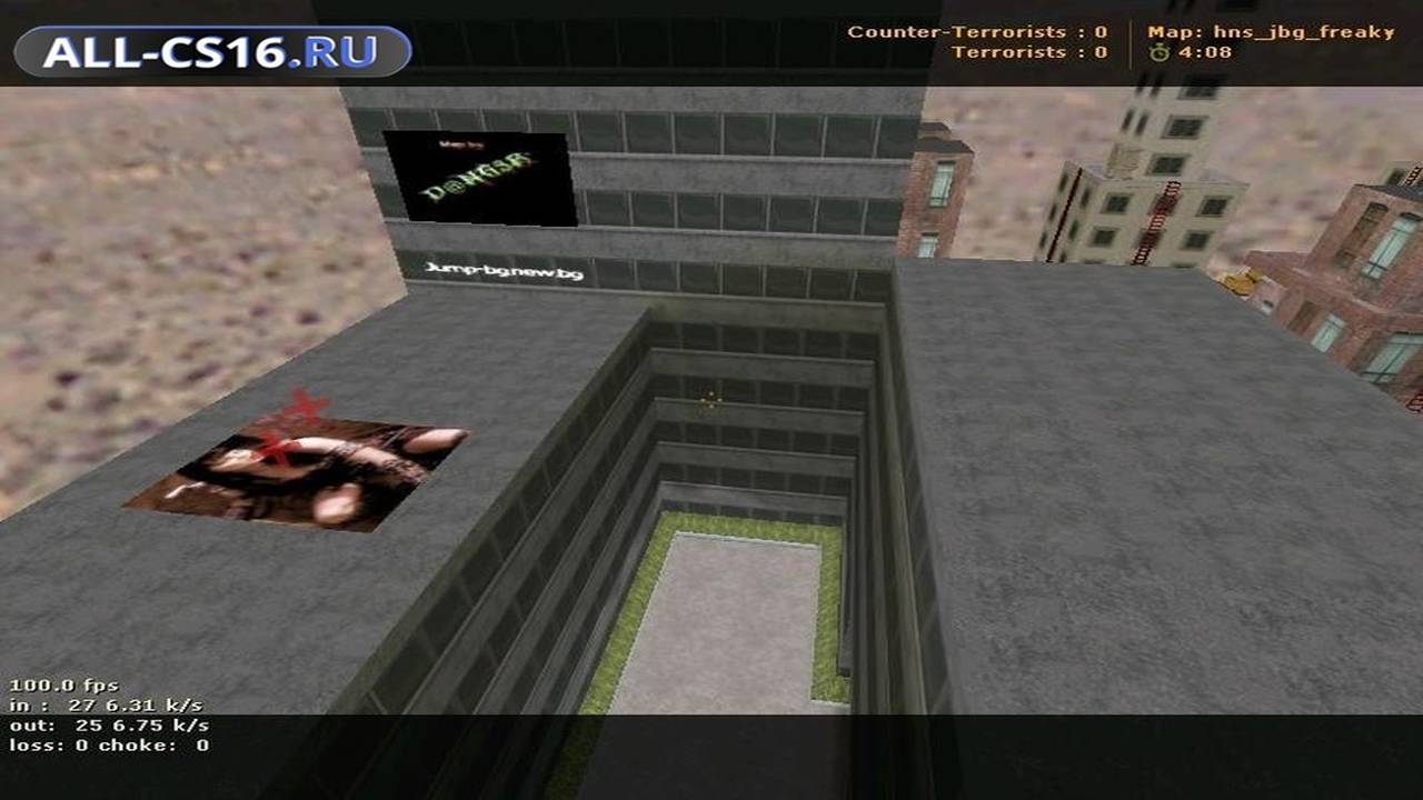 Карта «hns_jbg_freaky» для CS 1.6 для CS 1.6