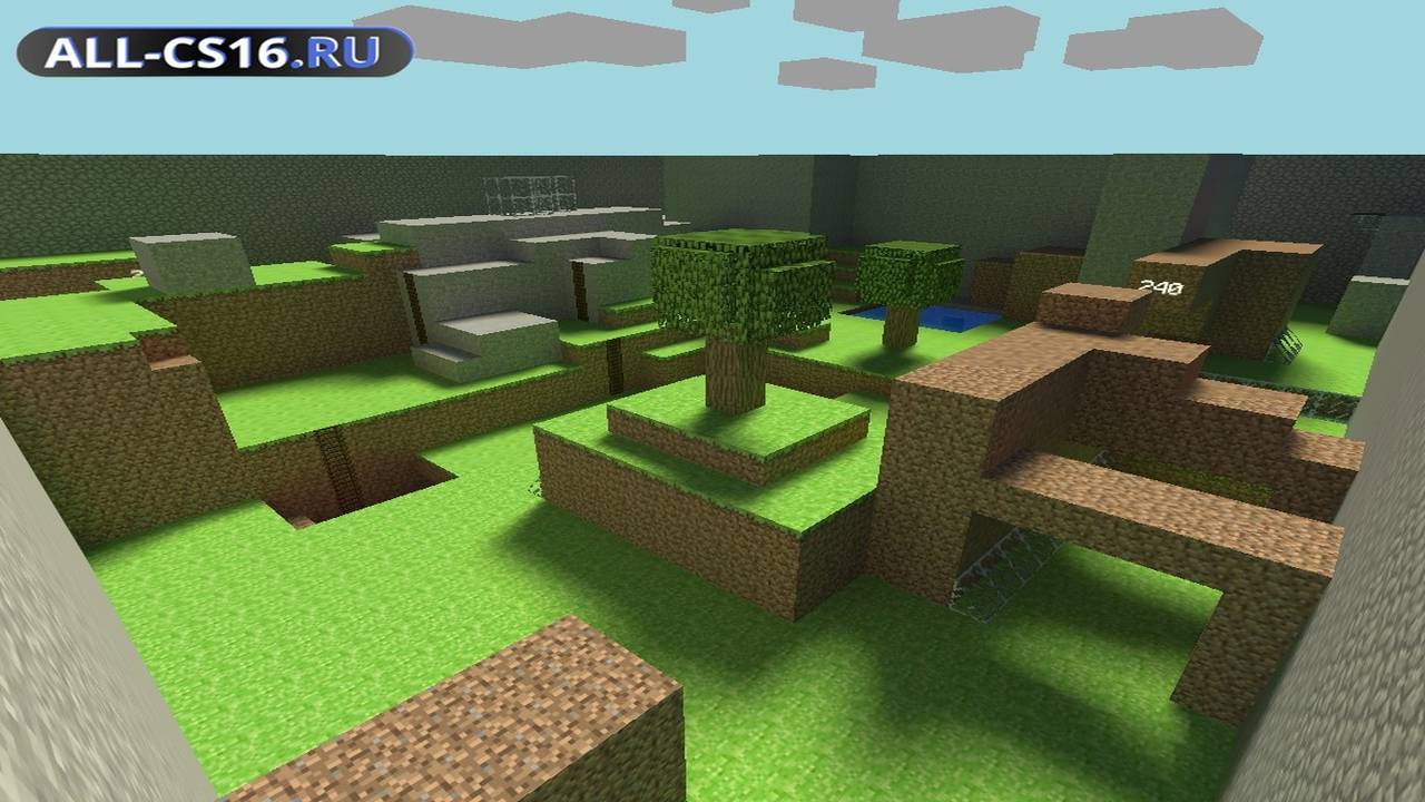 Карта «hns_minecraft» для CS 1.6 для CS 1.6