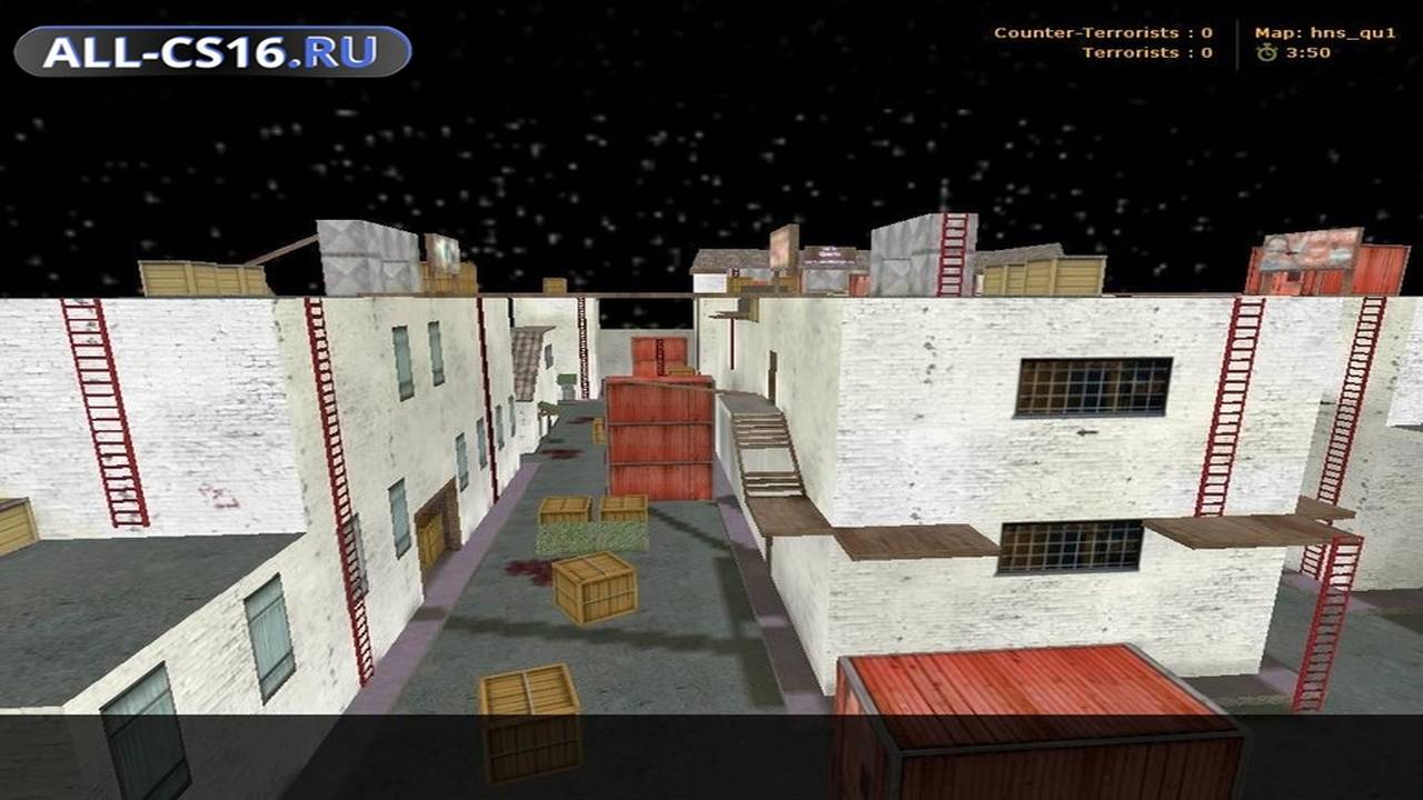 Карта «hns_qu1» для CS 1.6 для CS 1.6