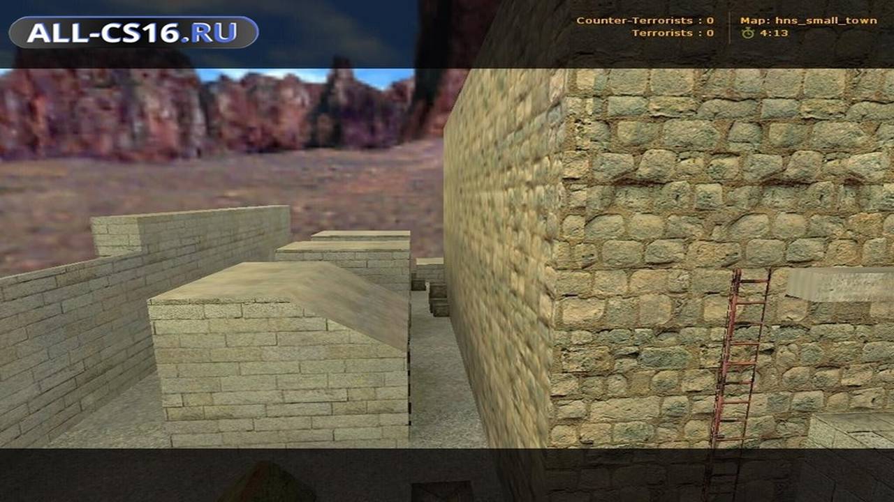 Карта «hns_small_town» для CS 1.6 для CS 1.6