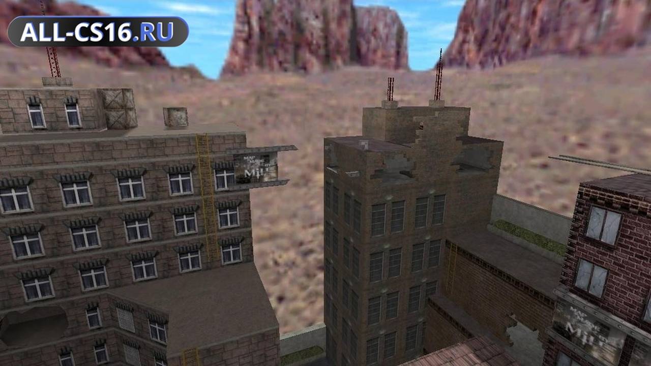 Карта «hns_steelytown» для CS 1.6 для CS 1.6