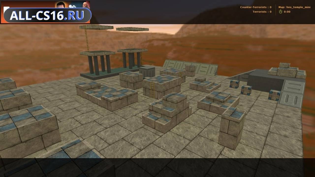 Карта «hns_temple_mini» для CS 1.6 для CS 1.6