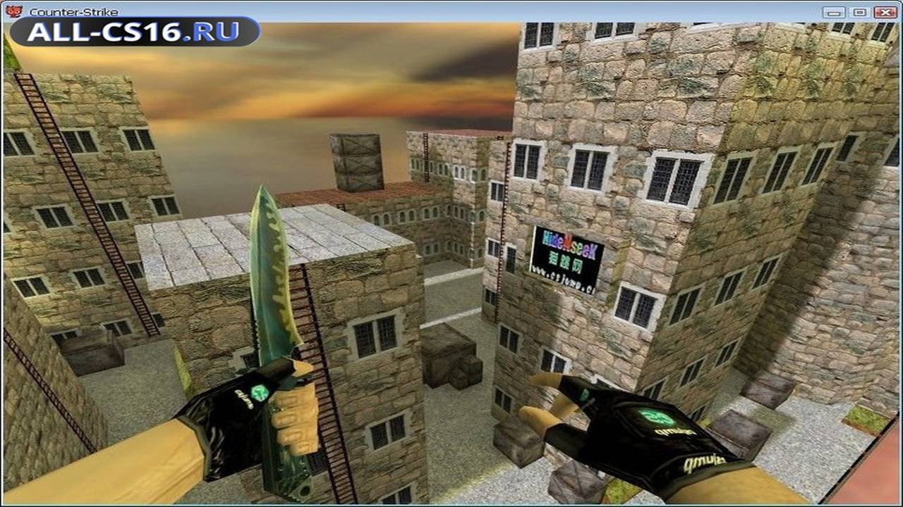 Карта «hnscn_cbble» для CS 1.6 для CS 1.6