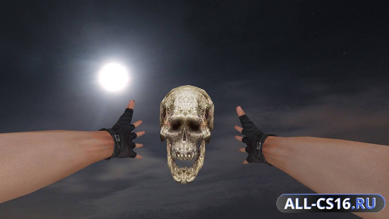 Модель оружия для CS 1.6 - Human Skull Grenade