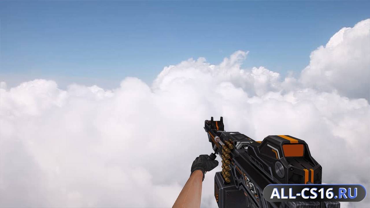 Модель оружия для CS 1.6 - M249 Hunter Killer X-7