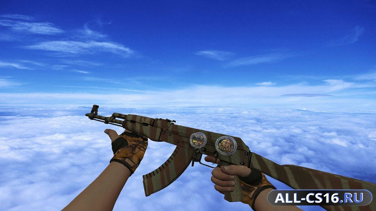Модель оружия для CS 1.6 - AK-47 Jah's AK-47 Predator