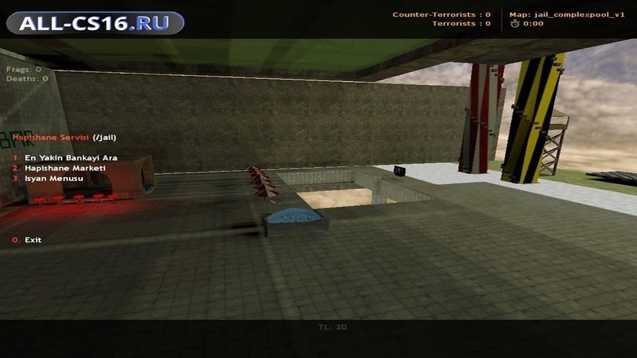 Карта «jail_complexpool_v1» для CS 1.6 для CS 1.6