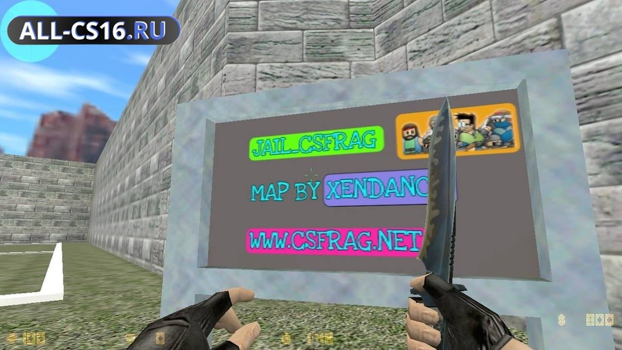 Карта «jail_csfrag_v2» для CS 1.6 для CS 1.6