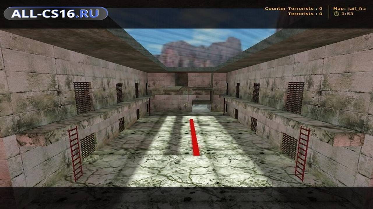 Карта «jail_frz» для CS 1.6 для CS 1.6