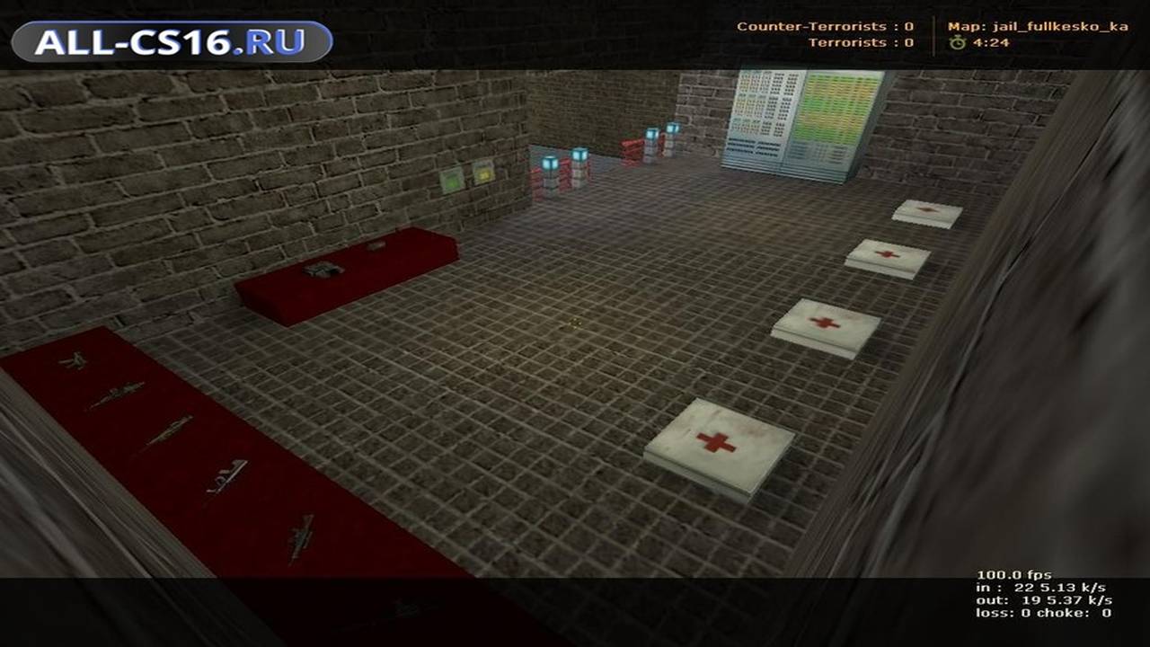 Карта «jail_fullkesko_ka» для CS 1.6 для CS 1.6