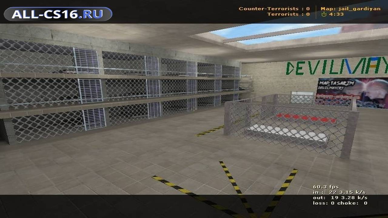 Карта «jail_gardiyan» для CS 1.6 для CS 1.6