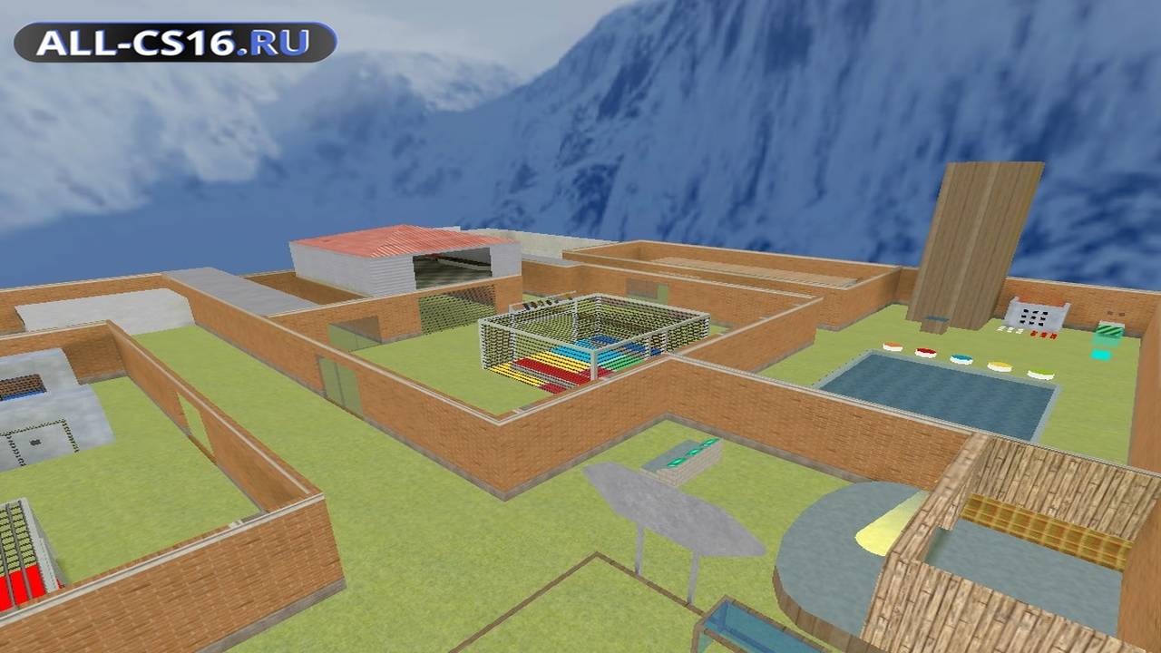 Карта «jail_impact» для CS 1.6 для CS 1.6