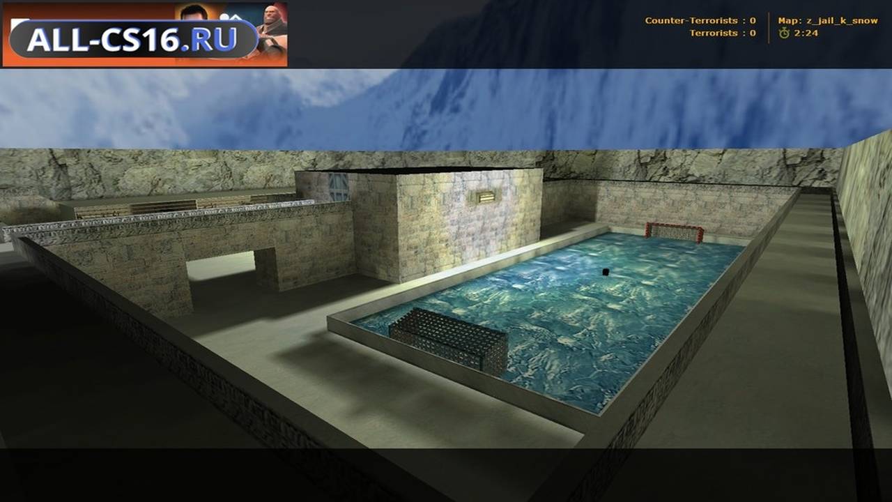 Карта «jail_k_snow» для CS 1.6 для CS 1.6