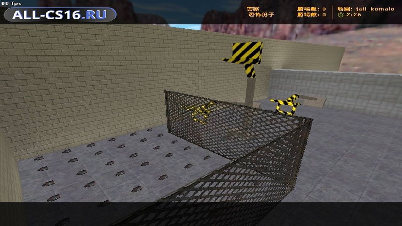Карта «jail_komalo» для CS 1.6 для CS 1.6