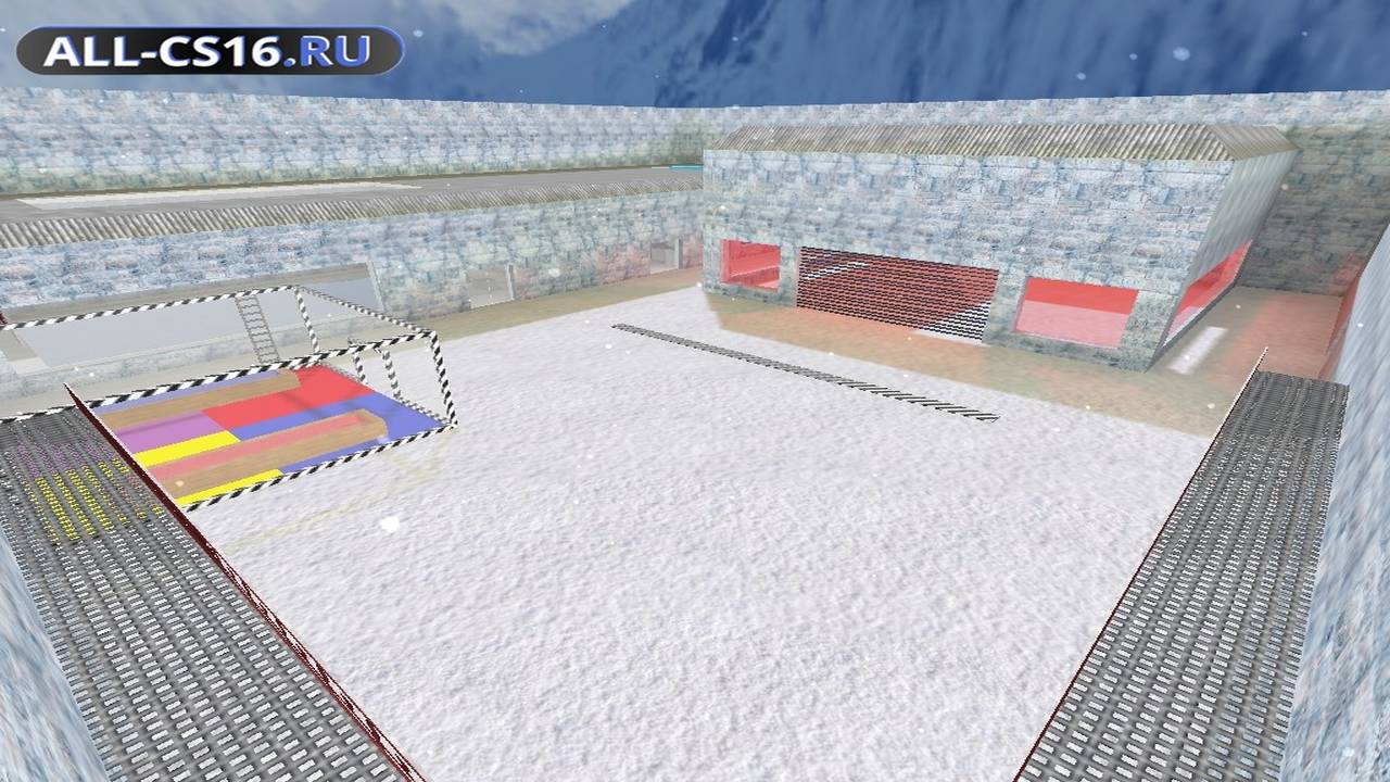Карта «jail_lonely_snow» для CS 1.6 для CS 1.6