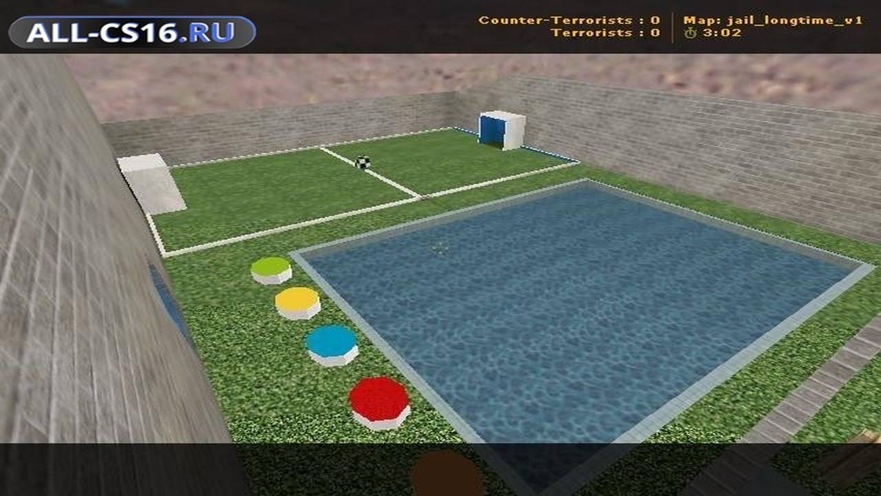 Карта «jail_longtime_v1» для CS 1.6 для CS 1.6