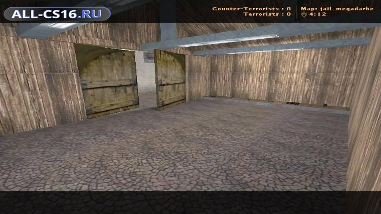 Карта «jail_megadarbe» для CS 1.6 для CS 1.6