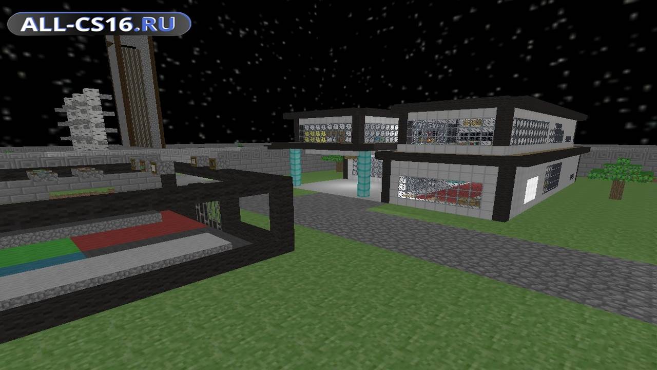 Карта «jail_minecraft_night_b2» для CS 1.6 для CS 1.6