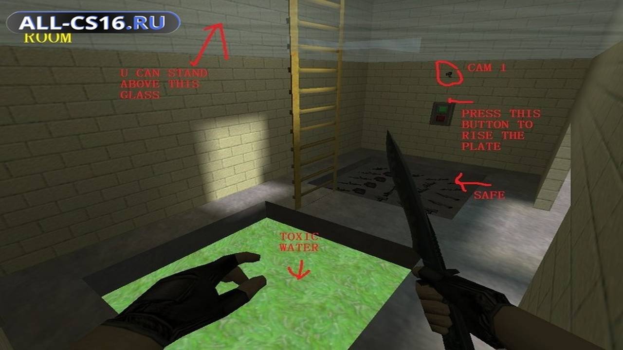 Карта «jail_mountain» для CS 1.6 для CS 1.6