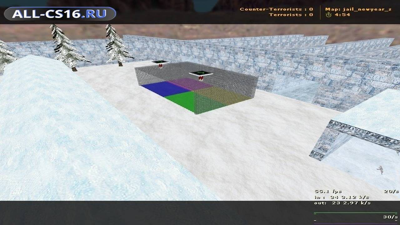Карта «jail_newyear_z» для CS 1.6 для CS 1.6
