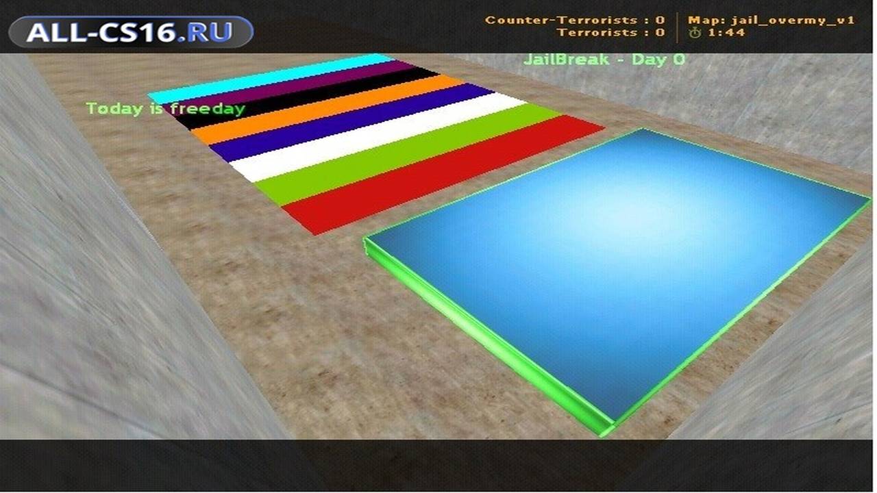 Карта «jail_overmy_v1» для CS 1.6 для CS 1.6