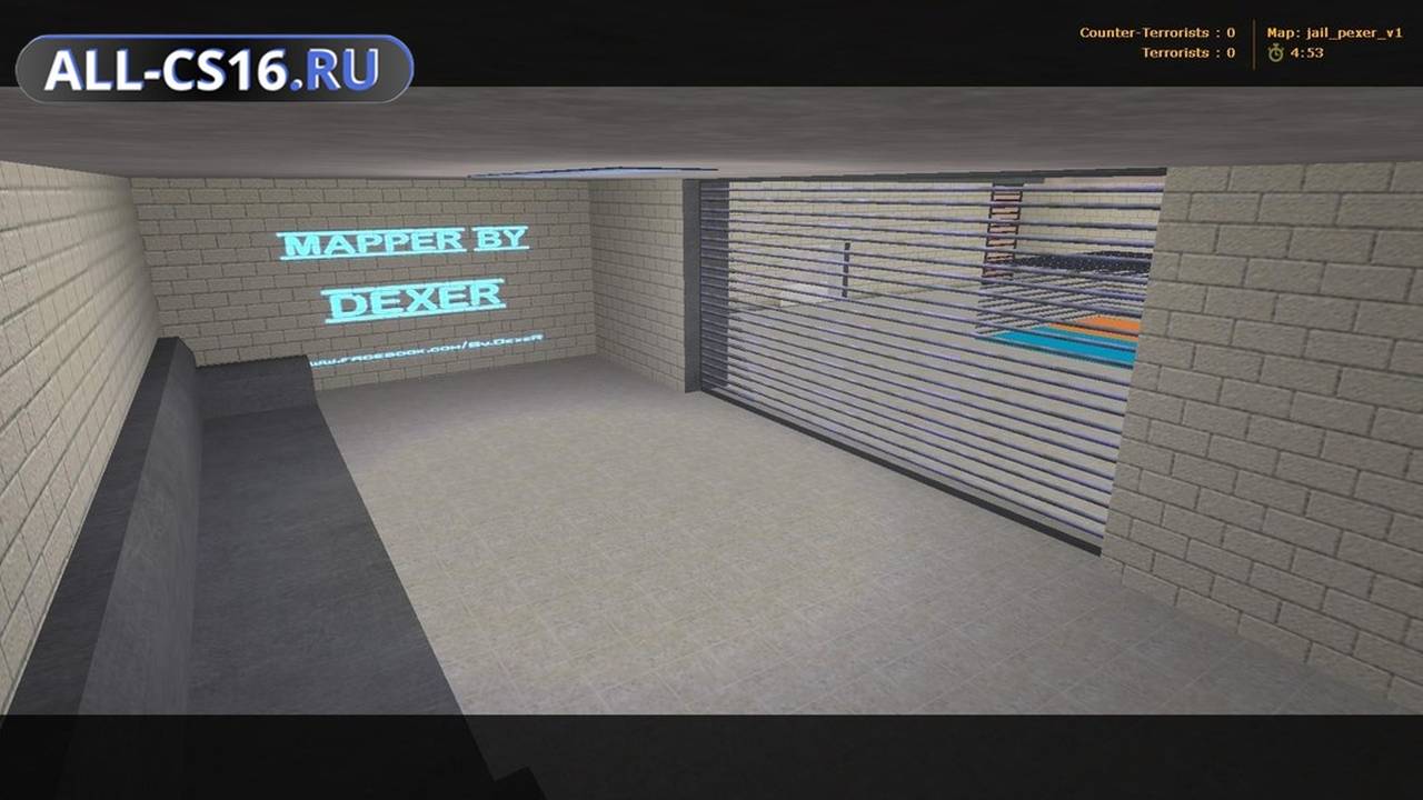 Карта «jail_pexer_v1» для CS 1.6 для CS 1.6
