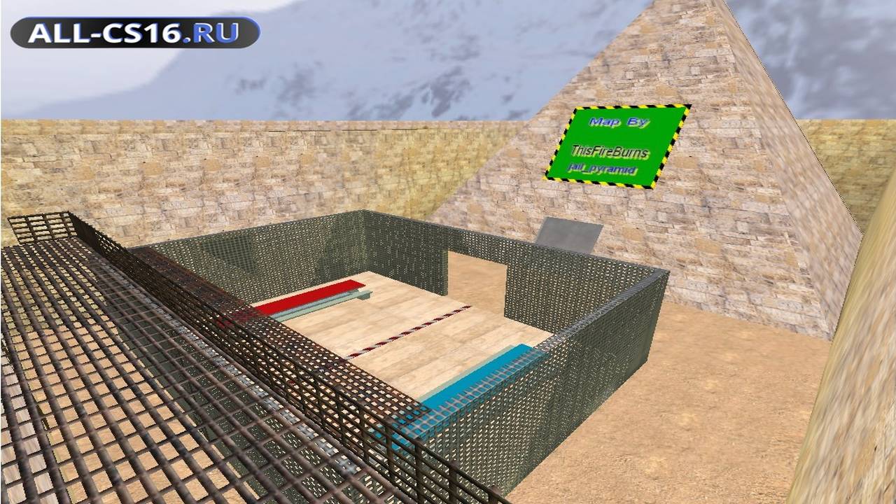 Карта «jail_pyramid» для CS 1.6 для CS 1.6