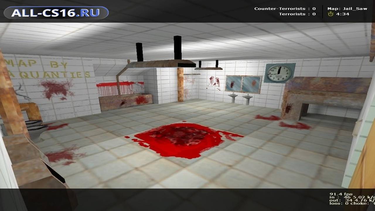 Карта «jail_saw» для CS 1.6 для CS 1.6
