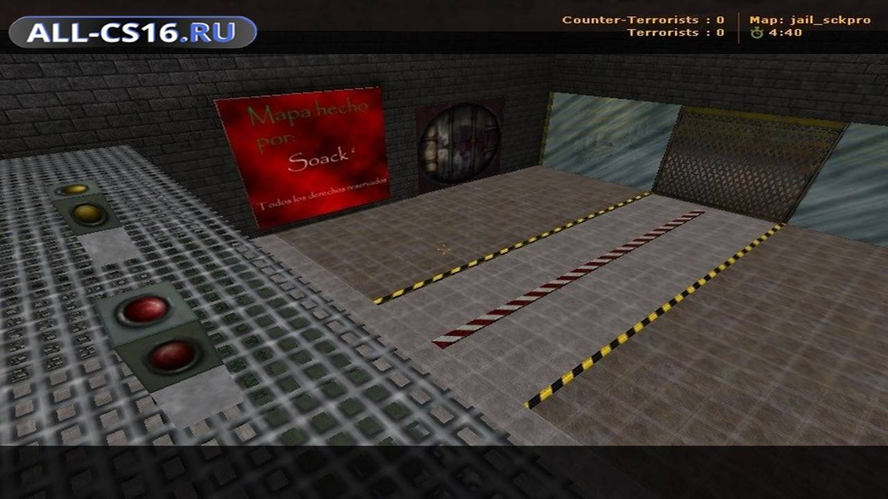 Карта «jail_sckpro» для CS 1.6 для CS 1.6