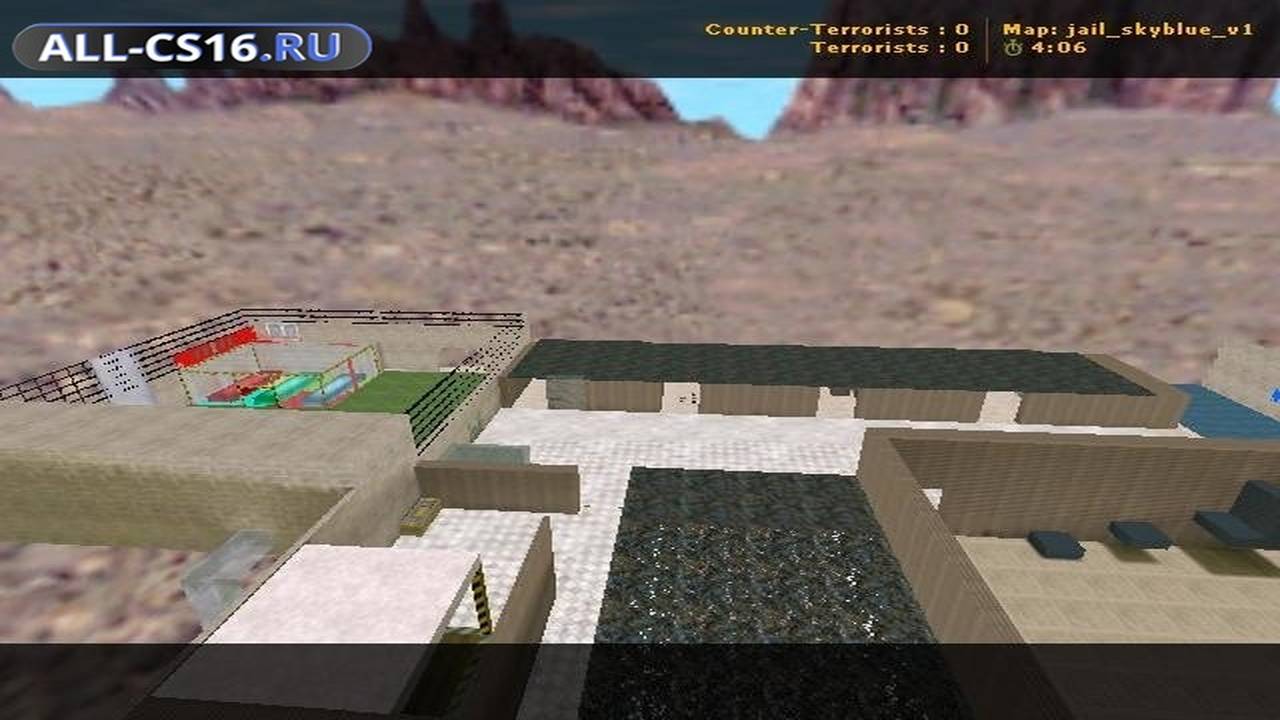 Карта «jail_skyblue_v1» для CS 1.6 для CS 1.6