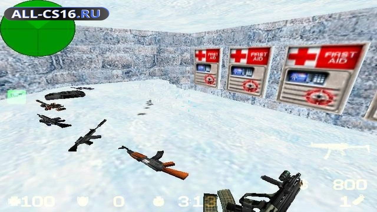 Карта «jail_snow_mummy» для CS 1.6 для CS 1.6