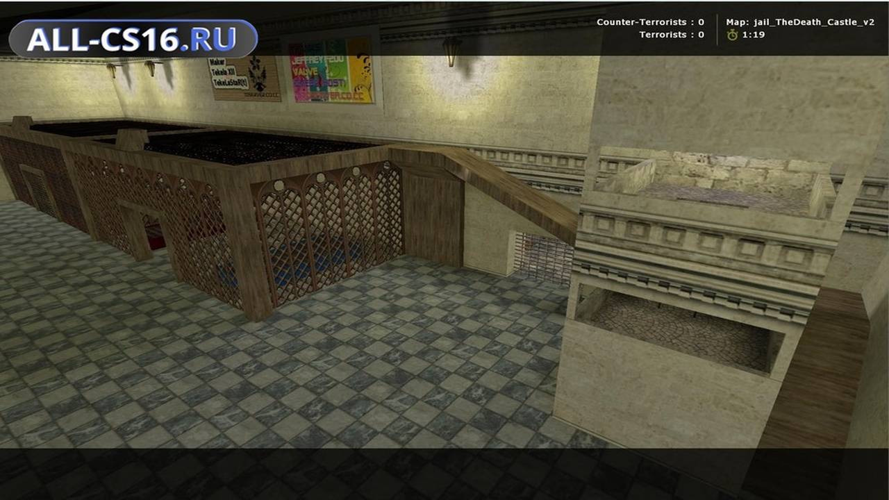 Карта «jail_thedeath_castle_v2» для CS 1.6 для CS 1.6