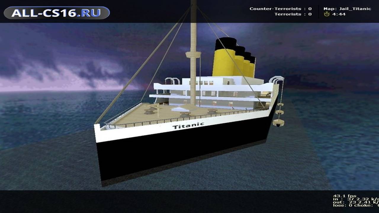 Карта «jail_titanic» для CS 1.6 для CS 1.6