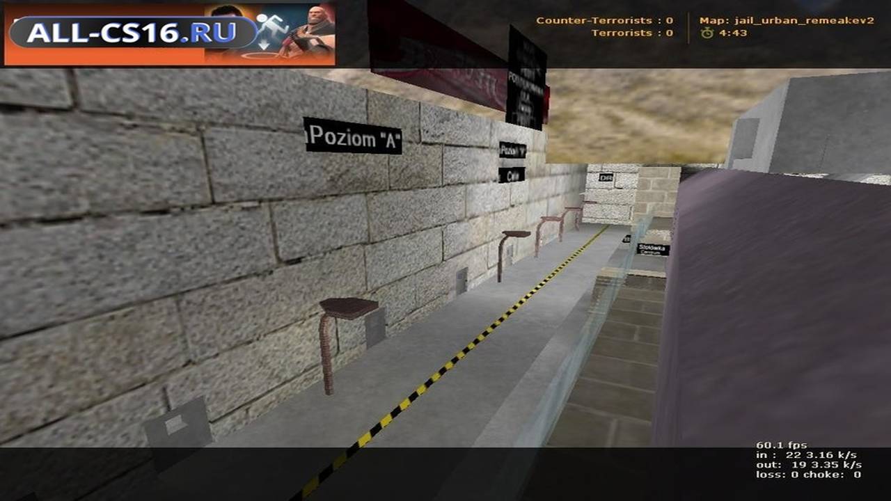 Карта «jail_urban_remeakev2» для CS 1.6 для CS 1.6