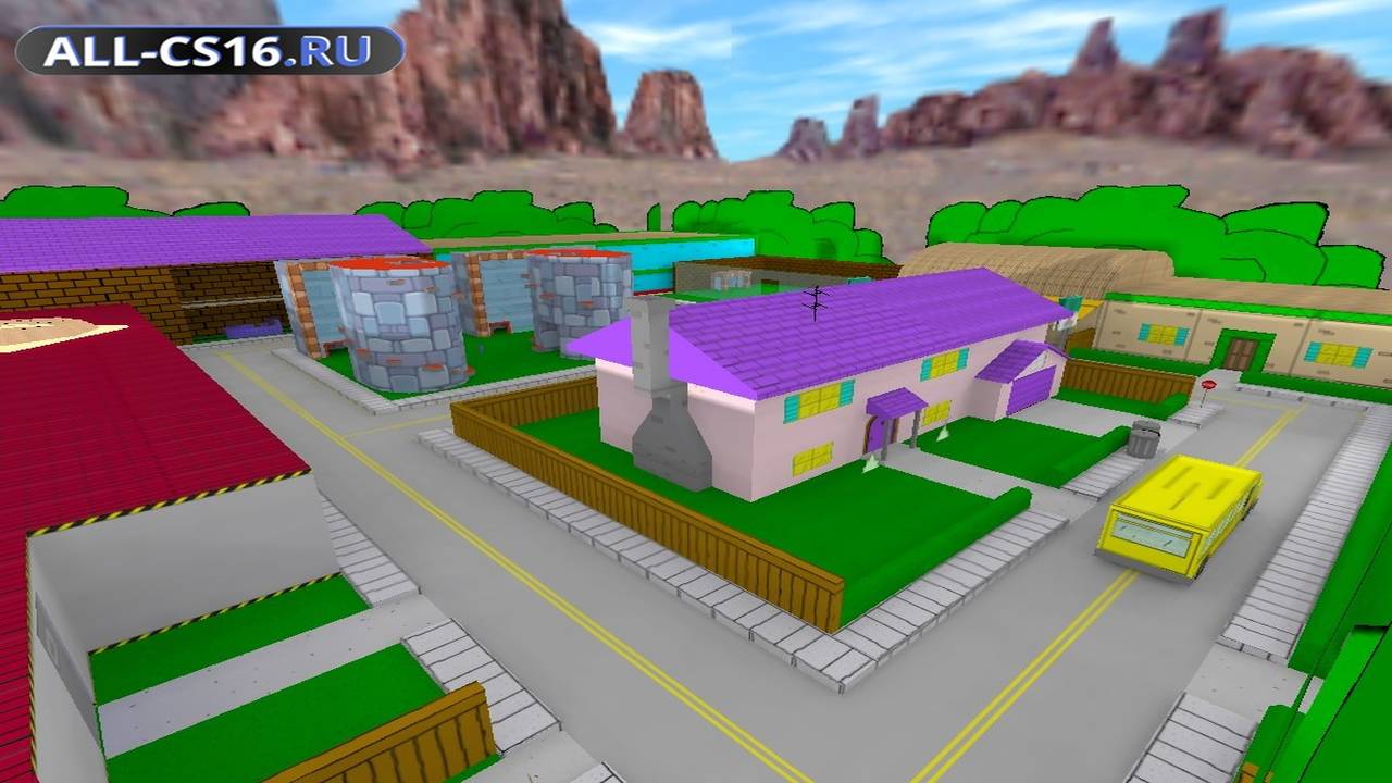 Карта «jb_cartoons» для CS 1.6 для CS 1.6