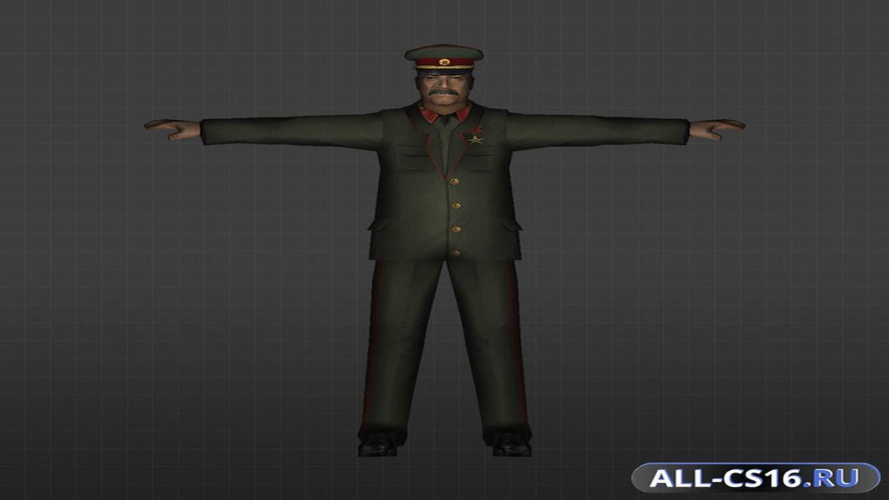 Модель игрока для CS 1.6 - Иосиф Сталин